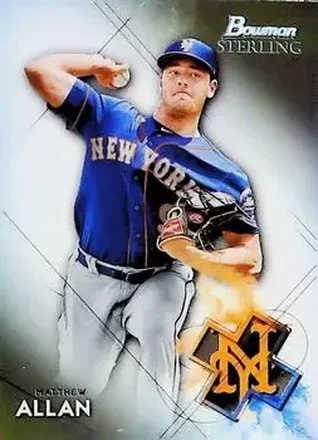2021 Bowman Sterling #BSP-46 - Matthew Allan - New York Mets