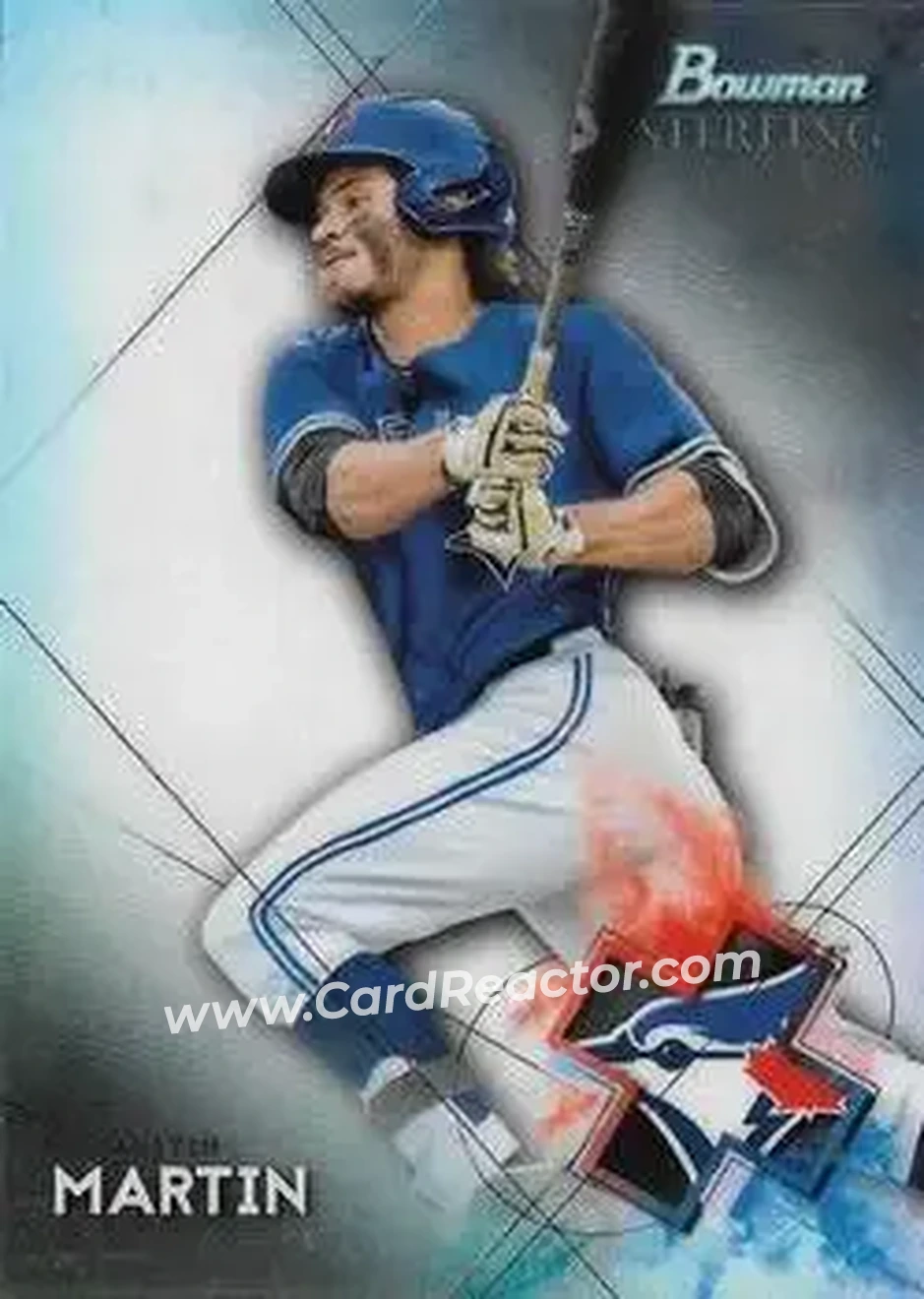 2021 Bowman Sterling #BSP-50 - Austin Martin - Toronto Blue Jays - Front 2021 Bowman Sterling #BSP-50 - Austin Martin - Toronto Blue Jays - Front