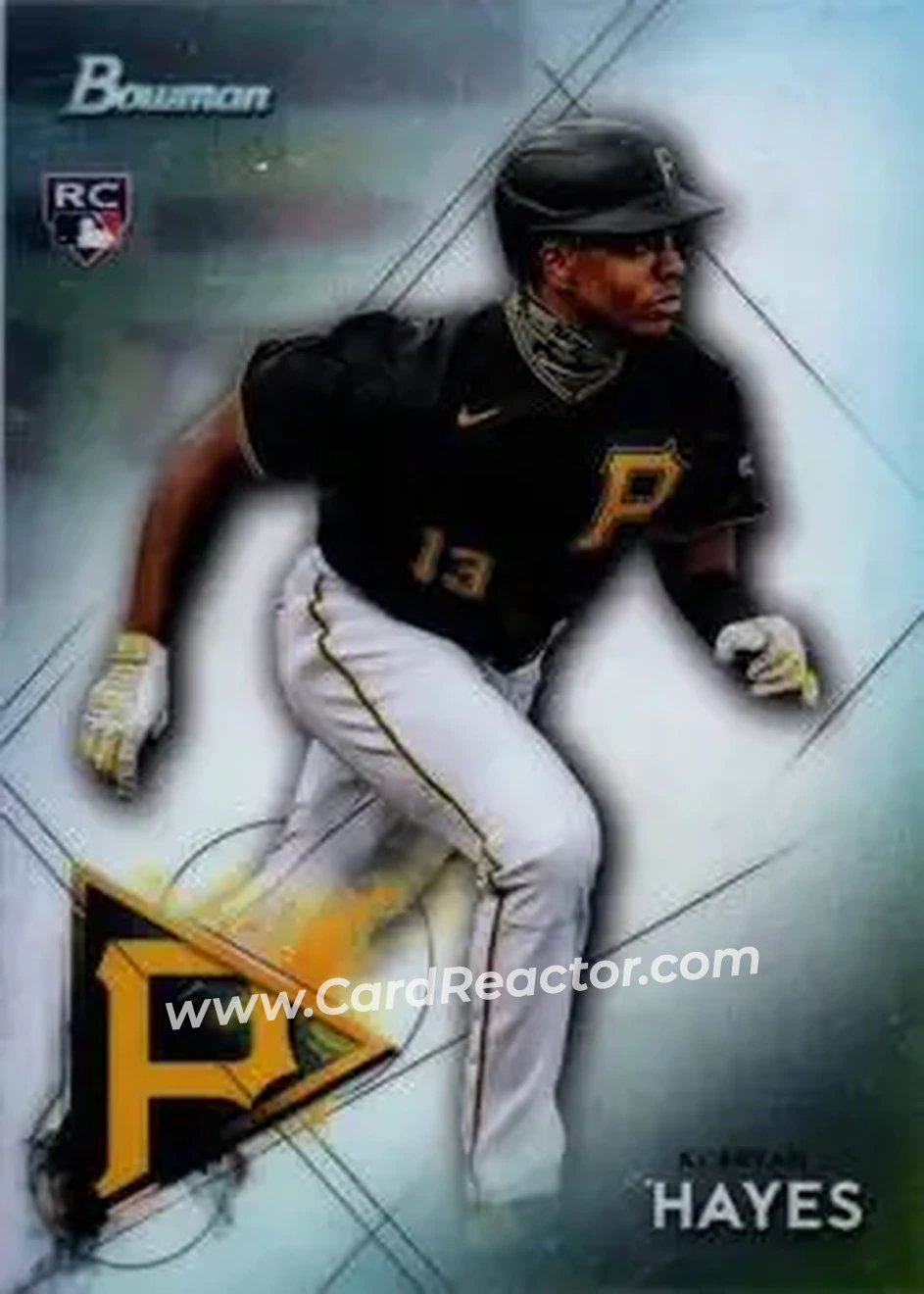 2021 Bowman Sterling #BSR-56 - Ke’Bryan Hayes - Pittsburgh Pirates - Front