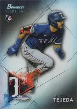 2021 Bowman Sterling #BSR-57 - Anderson Tejeda - Texas Rangers