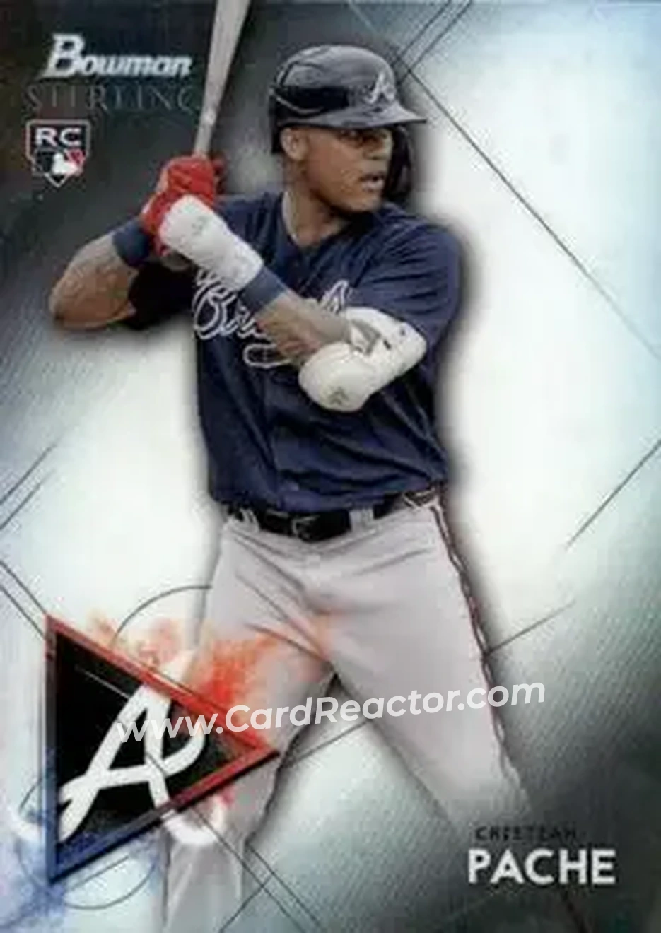 2021 Bowman Sterling #BSR-62 - Cristian Pache - Atlanta Braves - Front