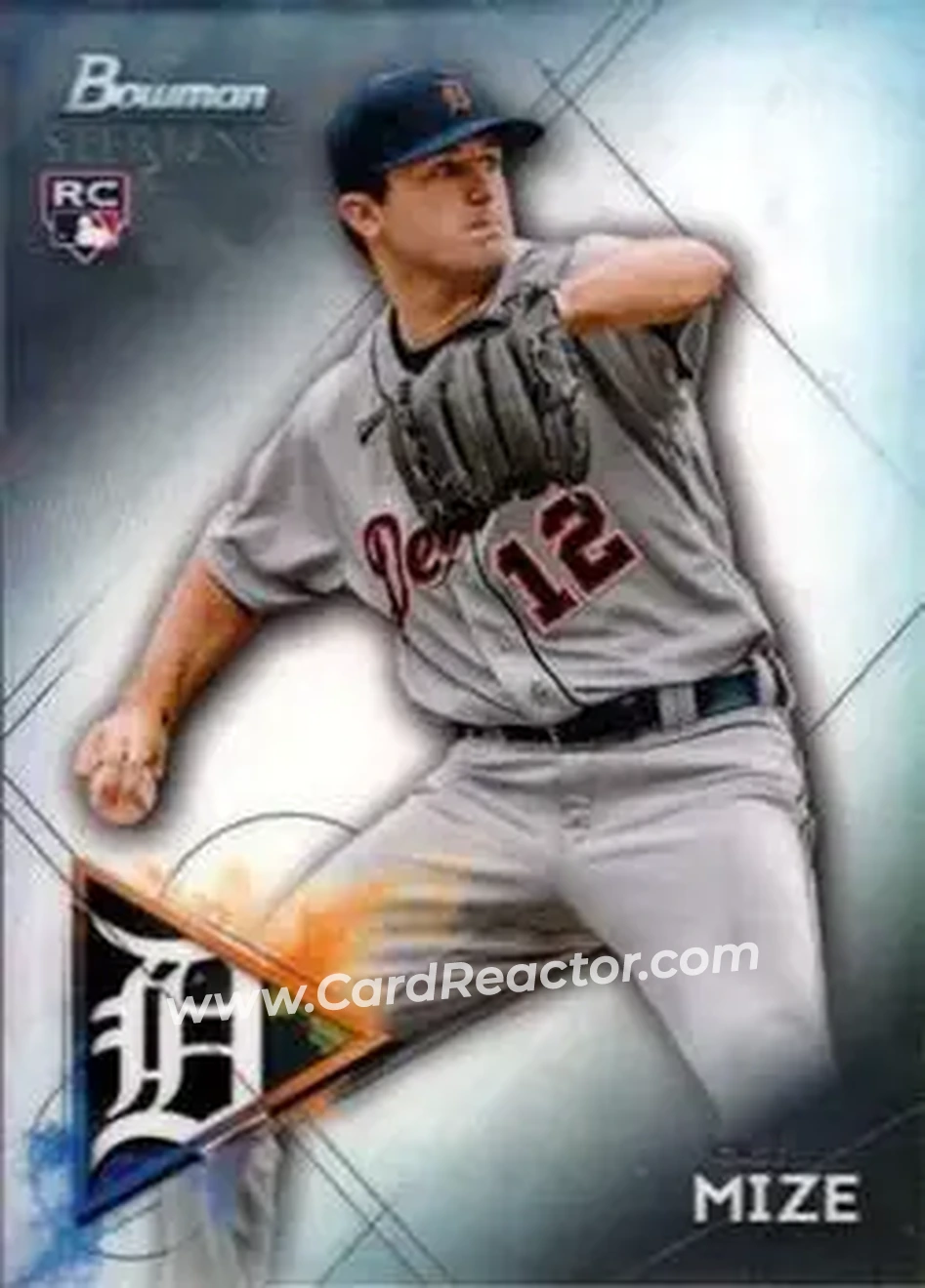 2021 Bowman Sterling #BSR-63 - Casey Mize - Detroit Tigers - Front