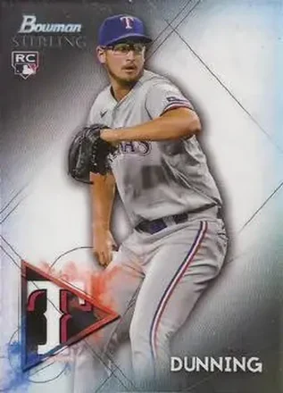 2021 Bowman Sterling #BSR-70 - Dane Dunning - Texas Rangers