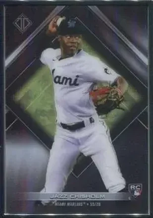 2021 Bowman Transcendent Collection #25 - Jazz Chisholm Jr. - Miami Marlins
