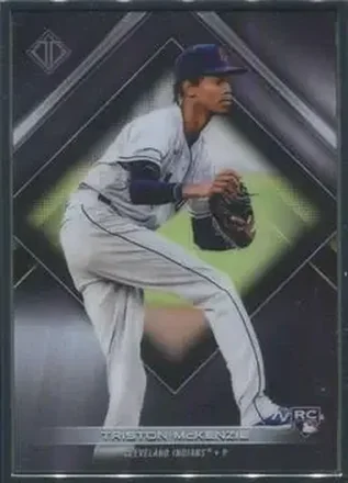 2021 Bowman Transcendent Collection #29 - Triston McKenzie - Cleveland Indians