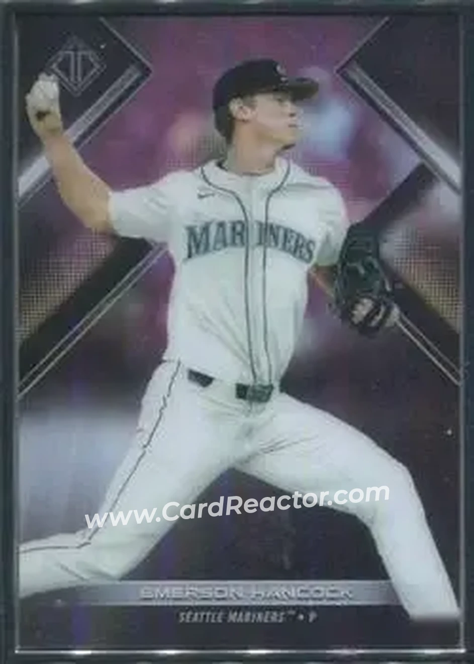 2021 Bowman Transcendent Collection #30 - Emerson Hancock - Seattle Mariners - Front
