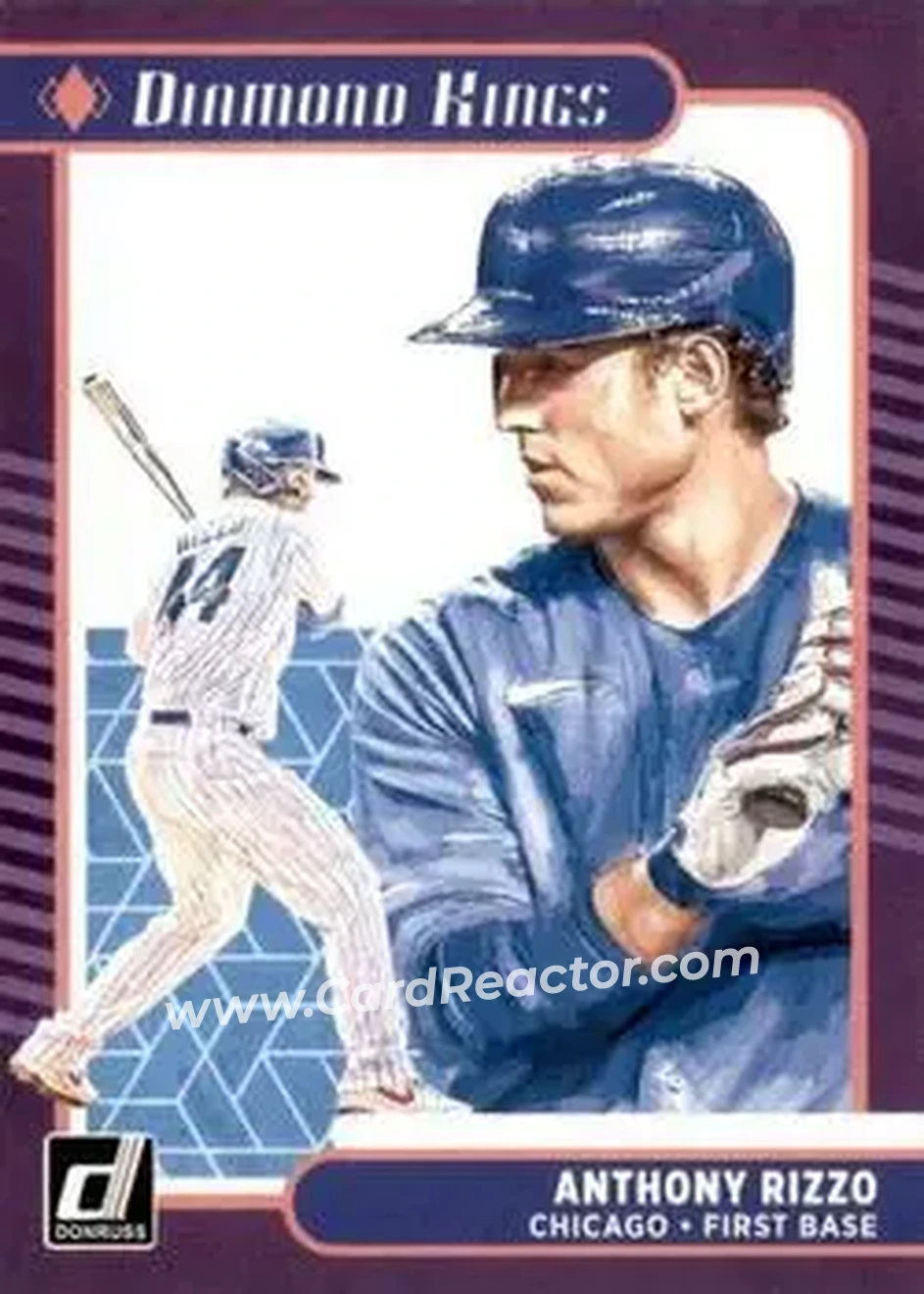 2021 Donruss #21 - Anthony Rizzo - Chicago Cubs - Front
