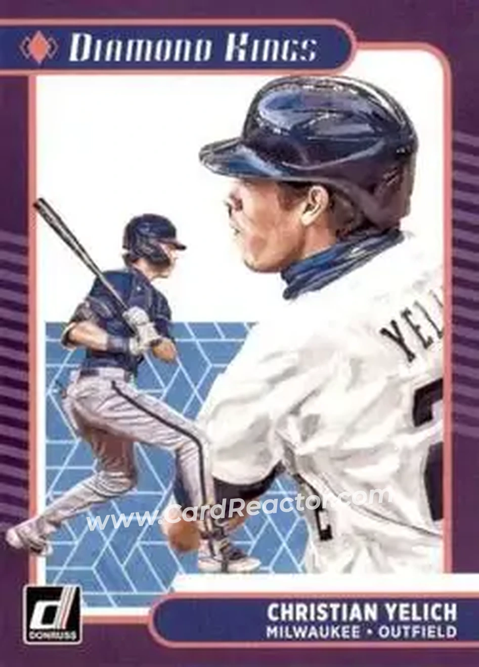 2021 Donruss #24 - Christian Yelich - Milwaukee Brewers - Front
