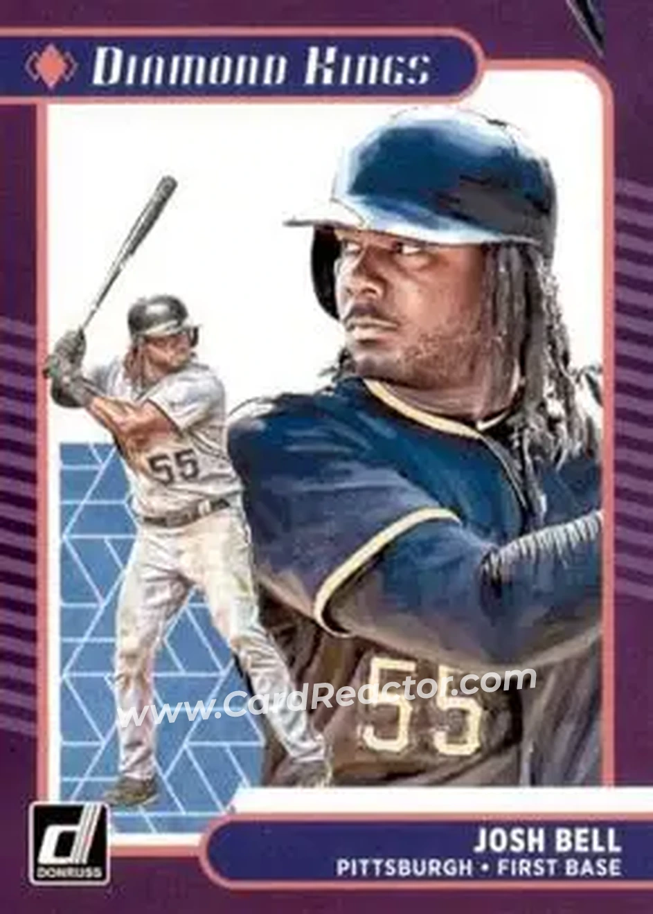 2021 Donruss #25 - Josh Bell - Pittsburgh Pirates - Front