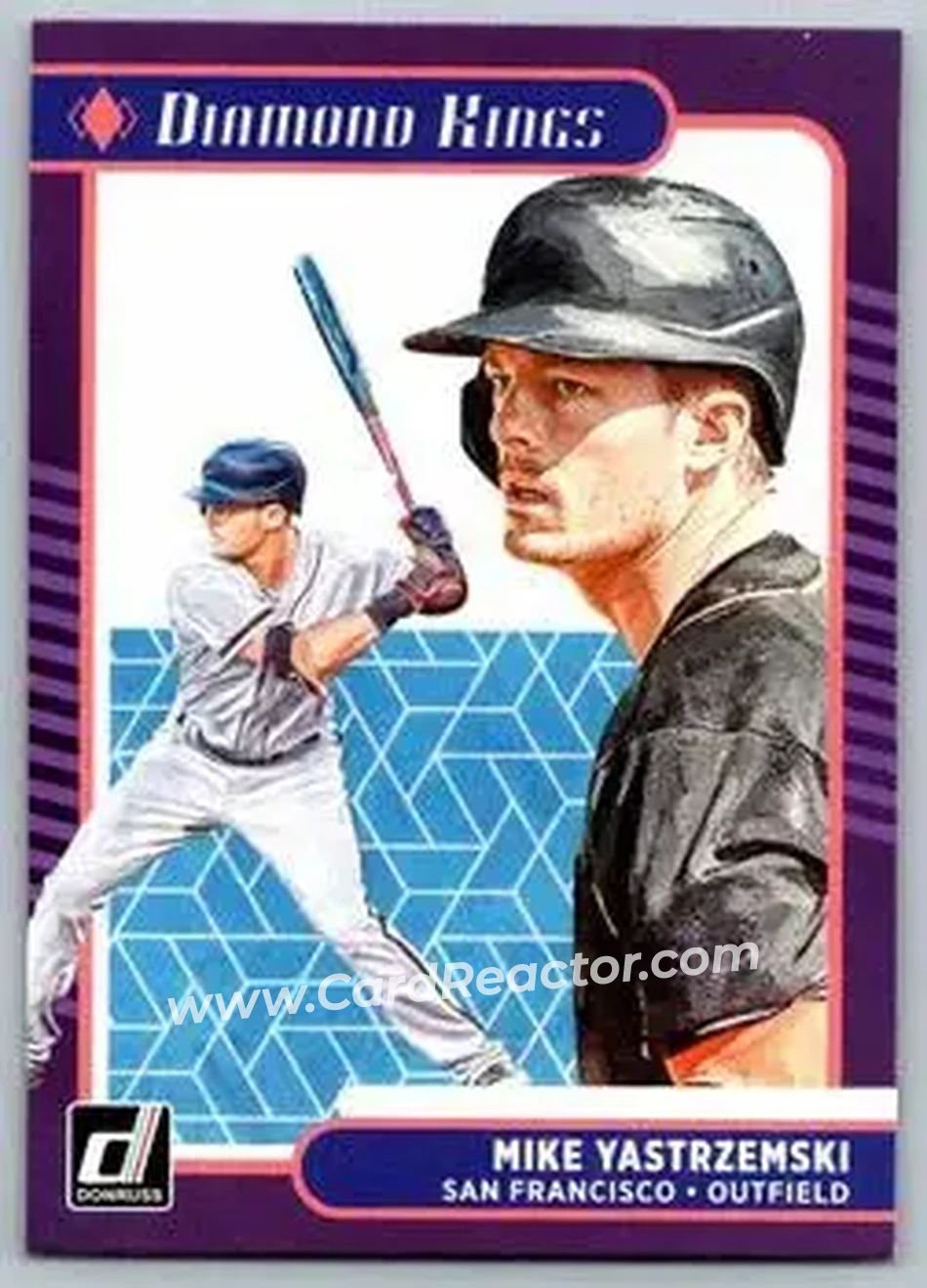 2021 Donruss #28 - Mike Yastrzemski - San Francisco Giants - Front 2021 Donruss #28 - Mike Yastrzemski - San Francisco Giants - Front