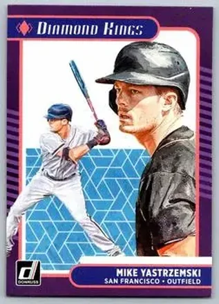 2021 Donruss #28 - Mike Yastrzemski - San Francisco Giants