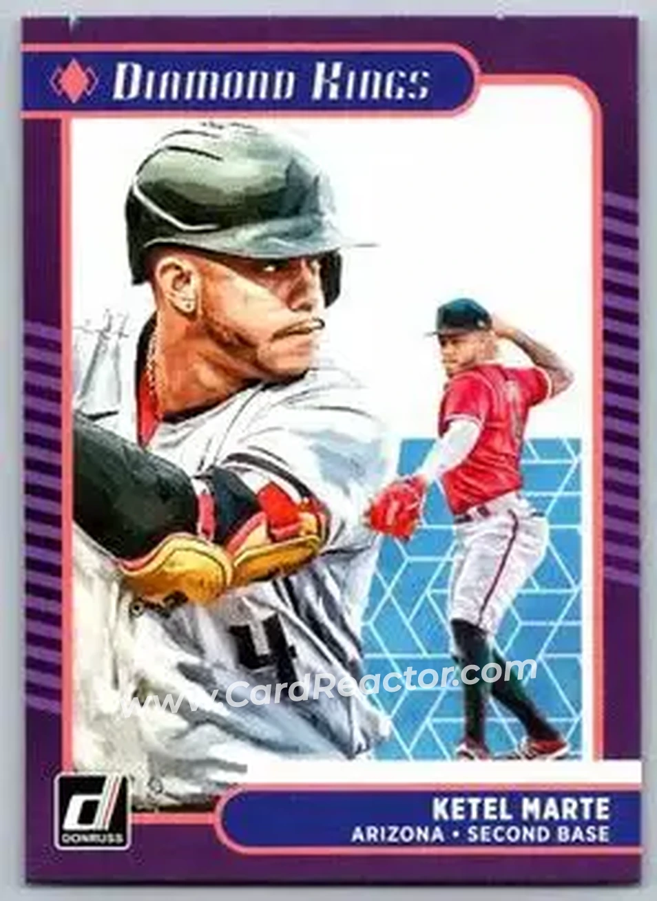 2021 Donruss #30 - Ketel Marte - Arizona Diamondbacks - Front