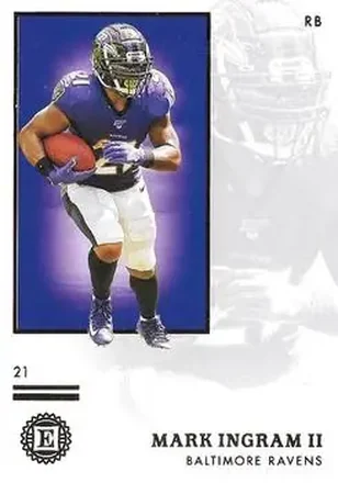 2020 Panini Encased #15 - Mark Ingram II - Baltimore Ravens