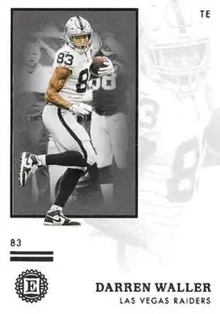 2020 Panini Encased #44 - Darren Waller - Las Vegas Raiders