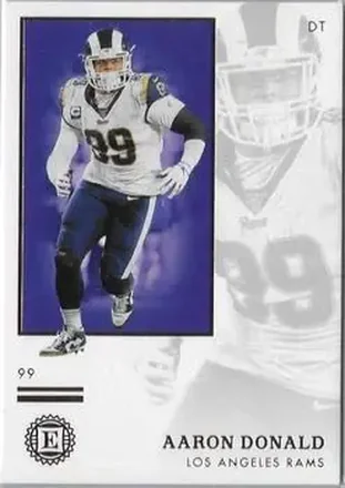 2020 Panini Encased #96 - Aaron Donald - Los Angeles Rams
