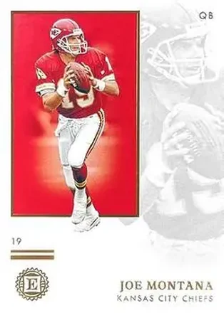 2020 Panini Encased #100 - Joe Montana - Kansas City Chiefs