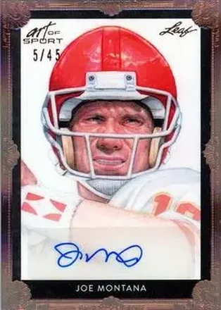 2021 Leaf Art of Sport #BA-JM2 - Joe Montana