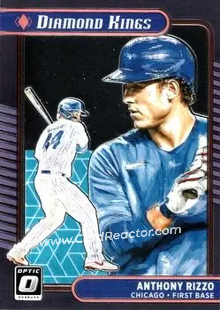 2021 Donruss Optic #21 - Anthony Rizzo - Chicago Cubs - Front