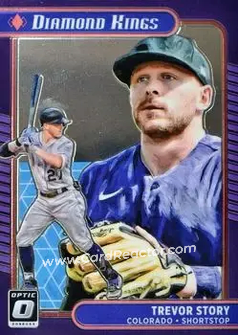 2021 Donruss Optic #29 - Trevor Story - Colorado Rockies - Front
