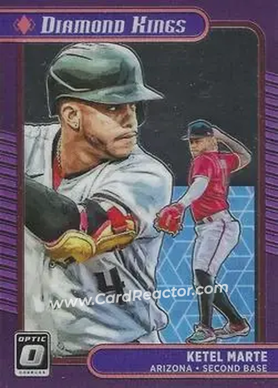 2021 Donruss Optic #30 - Ketel Marte - Arizona Diamondbacks - Front