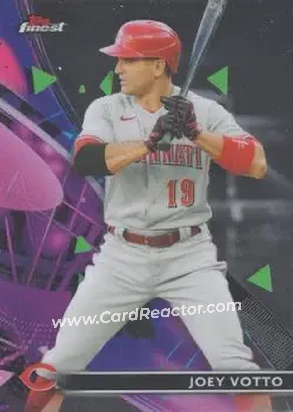 2021 Finest #21 - Joey Votto - Cincinnati Reds - Front