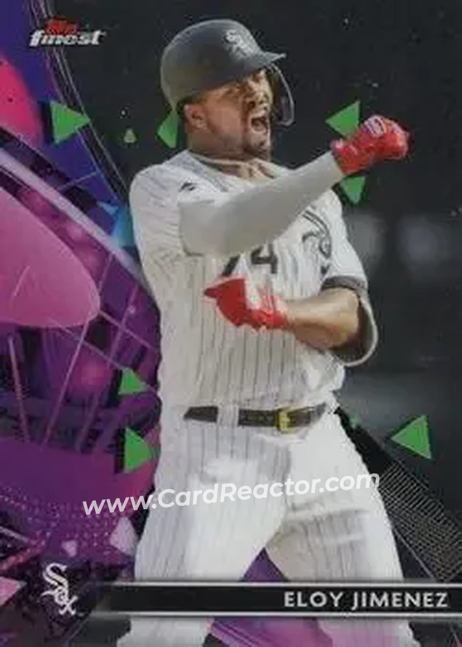 2021 Finest #23 - Eloy Jiménez - Chicago White Sox - Front