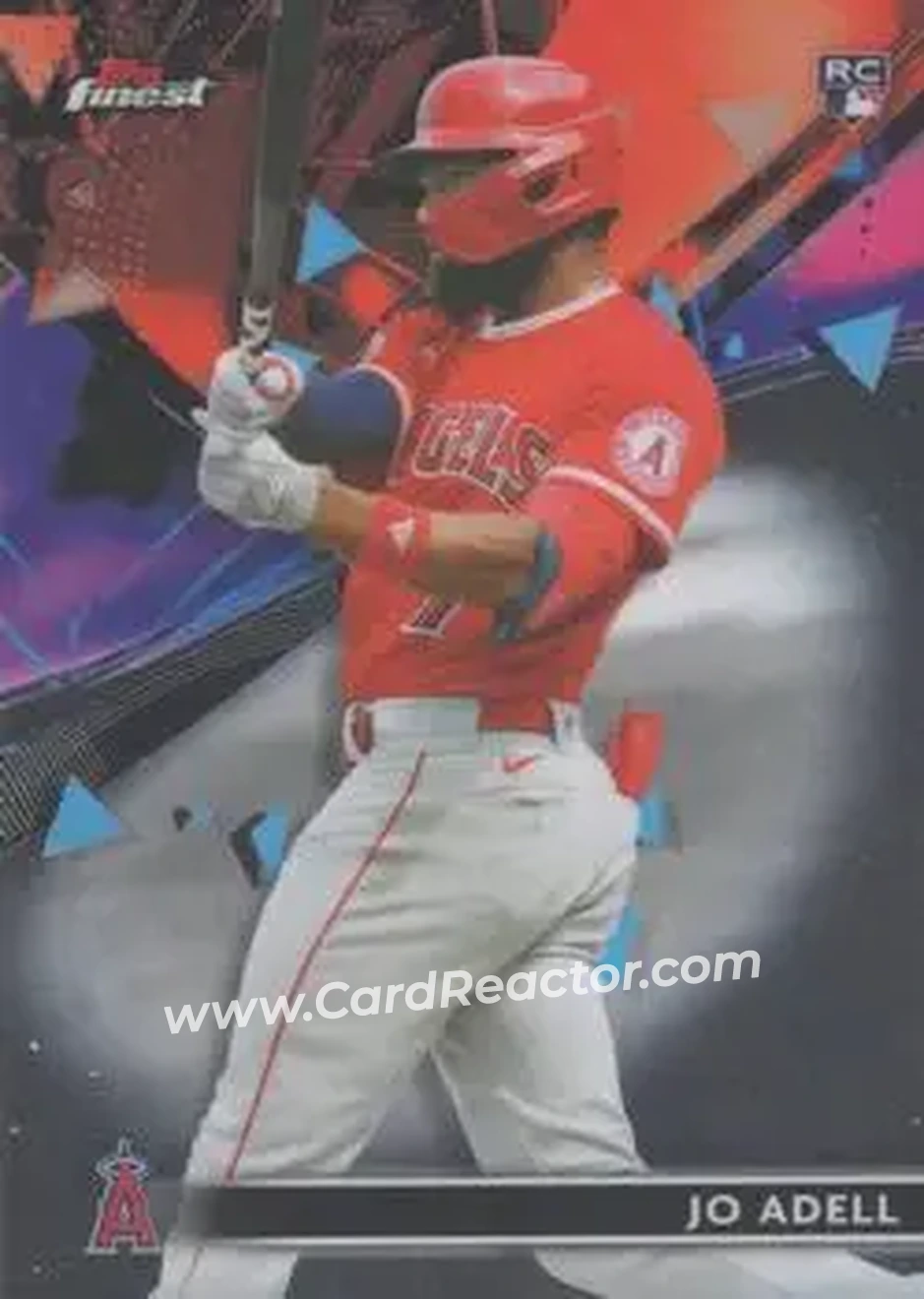 2021 Finest #25 - Jordon Adell - Los Angeles Angels - Front