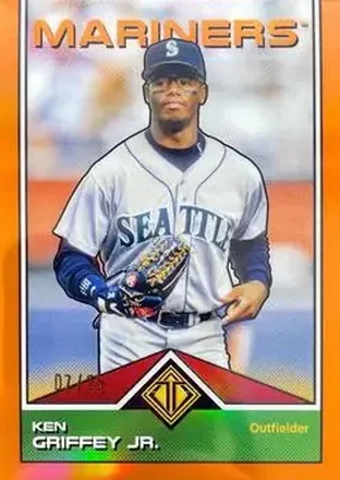 2024 Topps Transcendent Collection - Orange Refractor #11 - Ken Griffey Jr. - Seattle Mariners