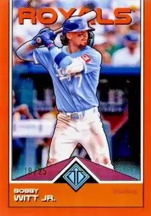 2024 Topps Transcendent Collection - Orange Refractor #17 - Bobby Witt Jr. - Kansas City Royals