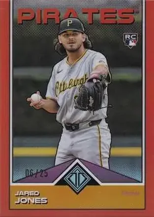 2024 Topps Transcendent Collection - Orange Refractor #35 - Jared Jones - Pittsburgh Pirates