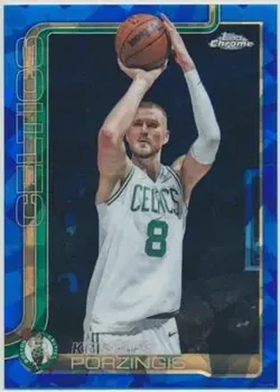 2025-26 Topps Chrome Sapphire Edition #41 - Kristaps Porziņģis - Boston Celtics