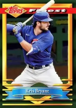2021 Finest Flashbacks #22 - Kris Bryant - Chicago Cubs