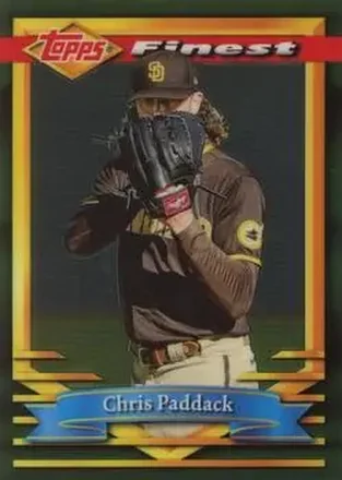 2021 Finest Flashbacks #24 - Chris Paddack - San Diego Padres