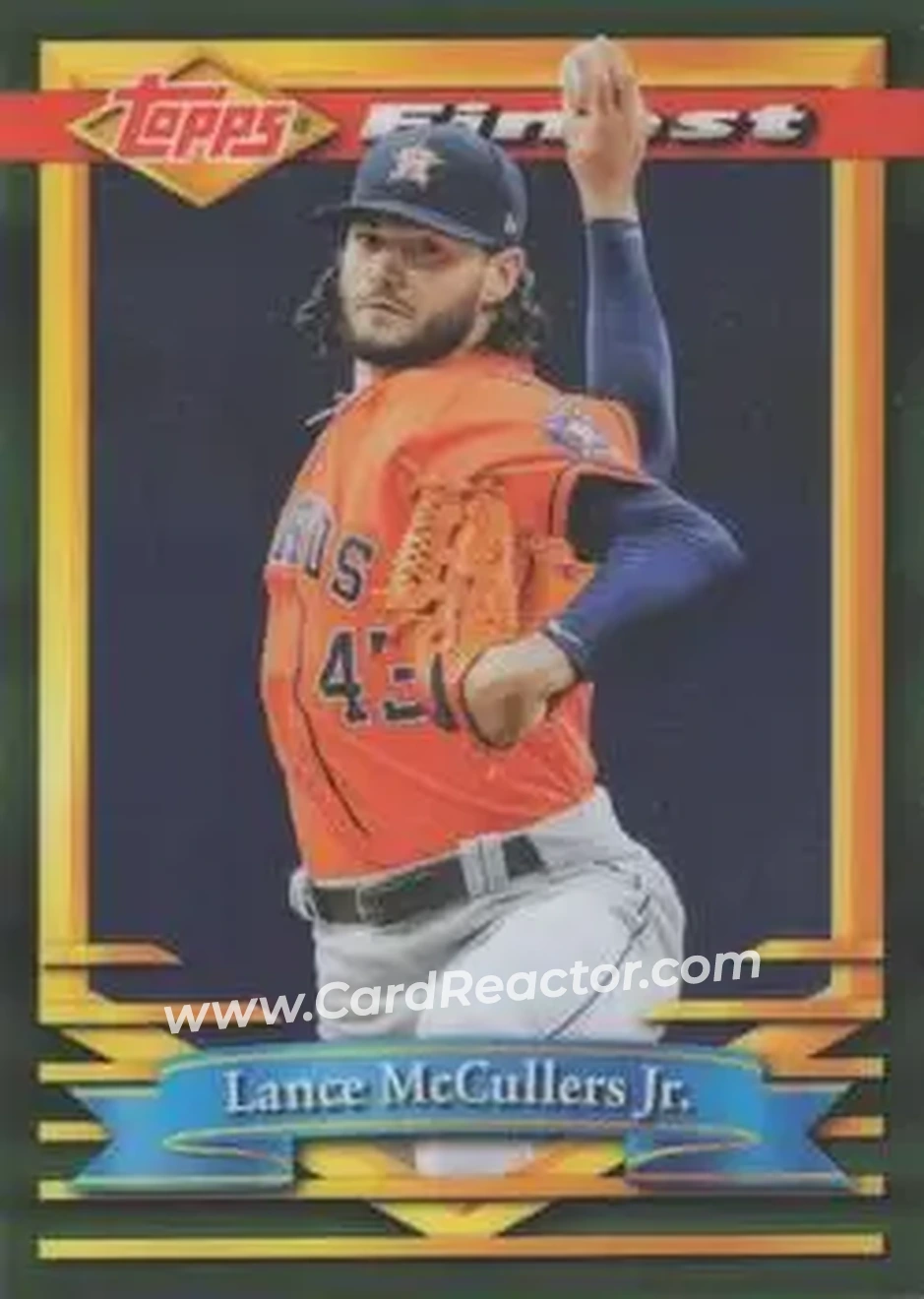 2021 Finest Flashbacks #27 - Lance McCullers - Houston Astros - Front