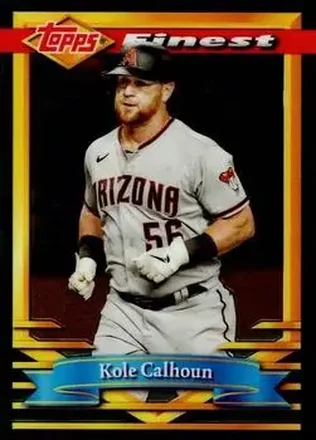 2021 Finest Flashbacks #30 - Kole Calhoun - Arizona Diamondbacks