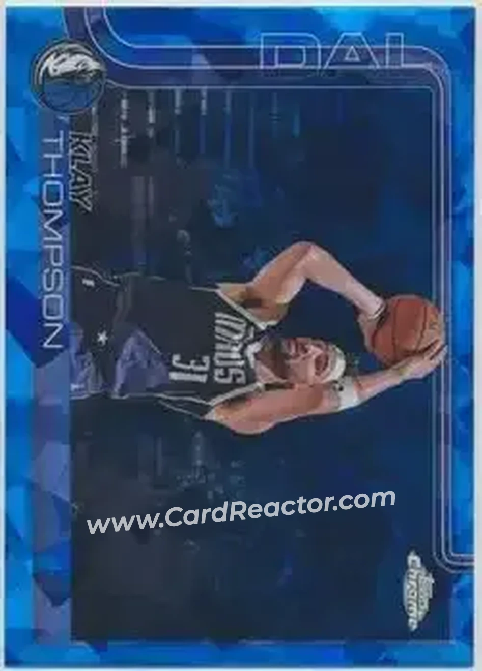2025-26 Topps Chrome Sapphire Edition #42 - Klay Thompson - Dallas Mavericks - Front