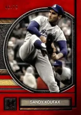 2025 Topps Museum Collection - Ruby #36 - Sandy" Koufax - Los Angeles Dodgers