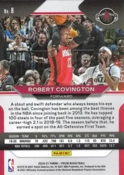 Back of Robert Covington