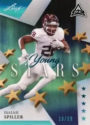 2021 Leaf Young Stars - Platinum #YS-13 - Isaiah Spiller