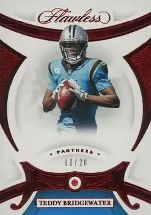 2020 Panini Flawless #54 - Teddy Bridgewater - Carolina Panthers
