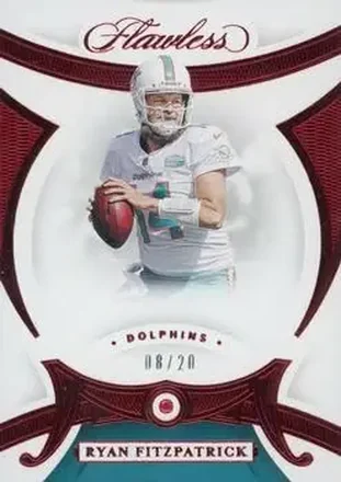 2020 Panini Flawless #70 - Ryan Fitzpatrick - Miami Dolphins