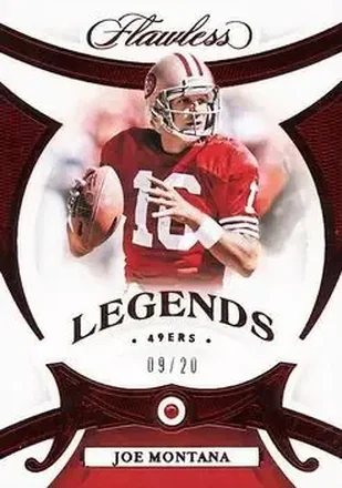 2020 Panini Flawless #74 - Joe Montana - San Francisco 49ers