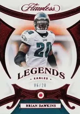2020 Panini Flawless #91 - Brian Dawkins - Philadelphia Eagles