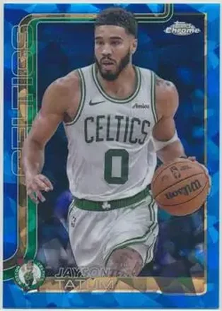 2025-26 Topps Chrome Sapphire Edition #49 - Jayson Tatum - Boston Celtics 2025-26 Topps Chrome Sapphire Edition #49 - Jayson Tatum - Boston Celtics