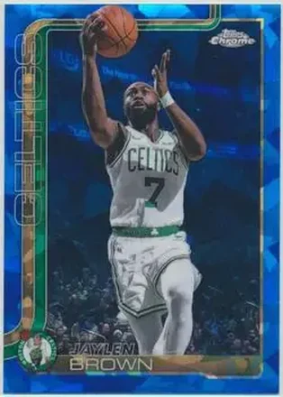 2025-26 Topps Chrome Sapphire Edition #51 - Jaylen Brown - Boston Celtics