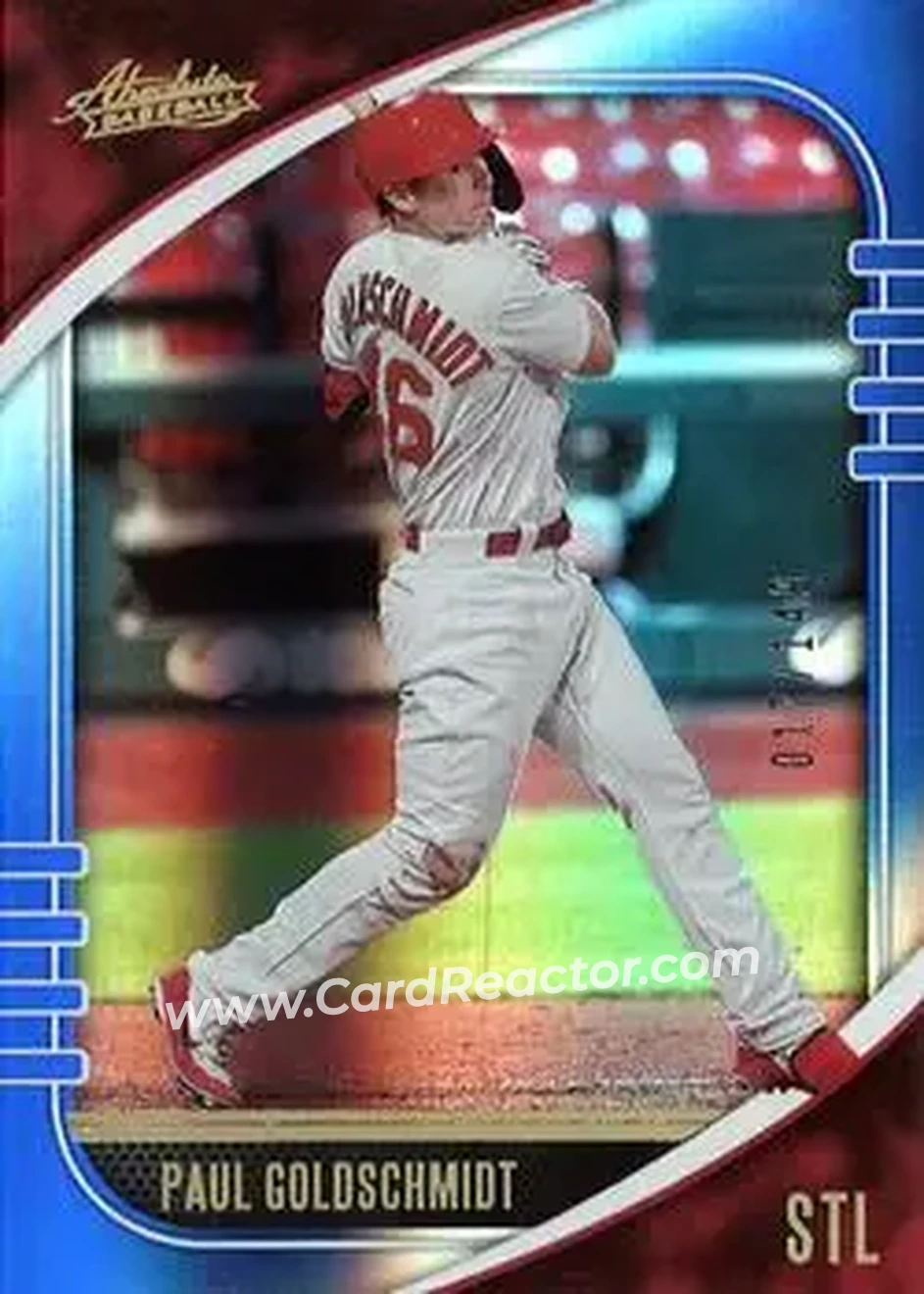 2021 Panini Absolute - Spectrum Blue #2 - Paul Goldschmidt - St. Louis Cardinals - Front