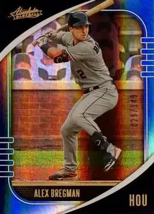 2021 Panini Absolute - Spectrum Blue #7 - Alex Bregman - Houston Astros