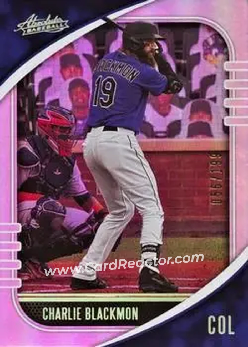 2021 Panini Absolute - Holo Silver #26 - Charlie Blackmon - Colorado Rockies - Front