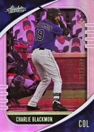 2021 Panini Absolute - Holo Silver #26 - Charlie Blackmon - Colorado Rockies
