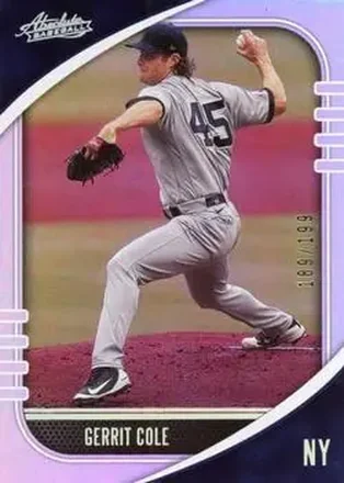 2021 Panini Absolute - Holo Silver #28 - Gerrit Cole - New York Yankees